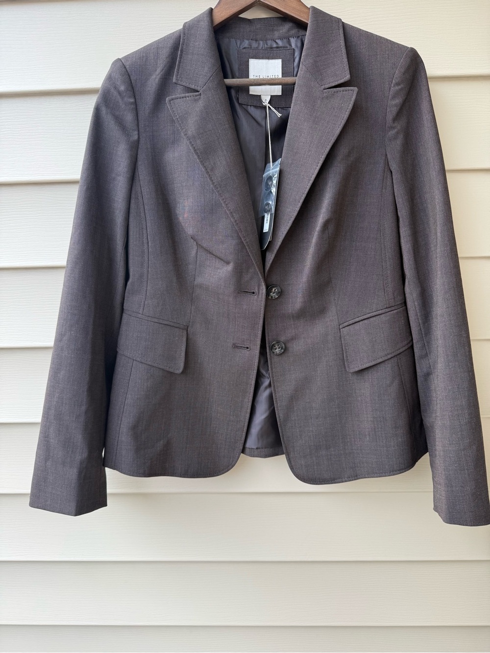 The Limited Travel Collection Brown Blazer Size 8 NWT
